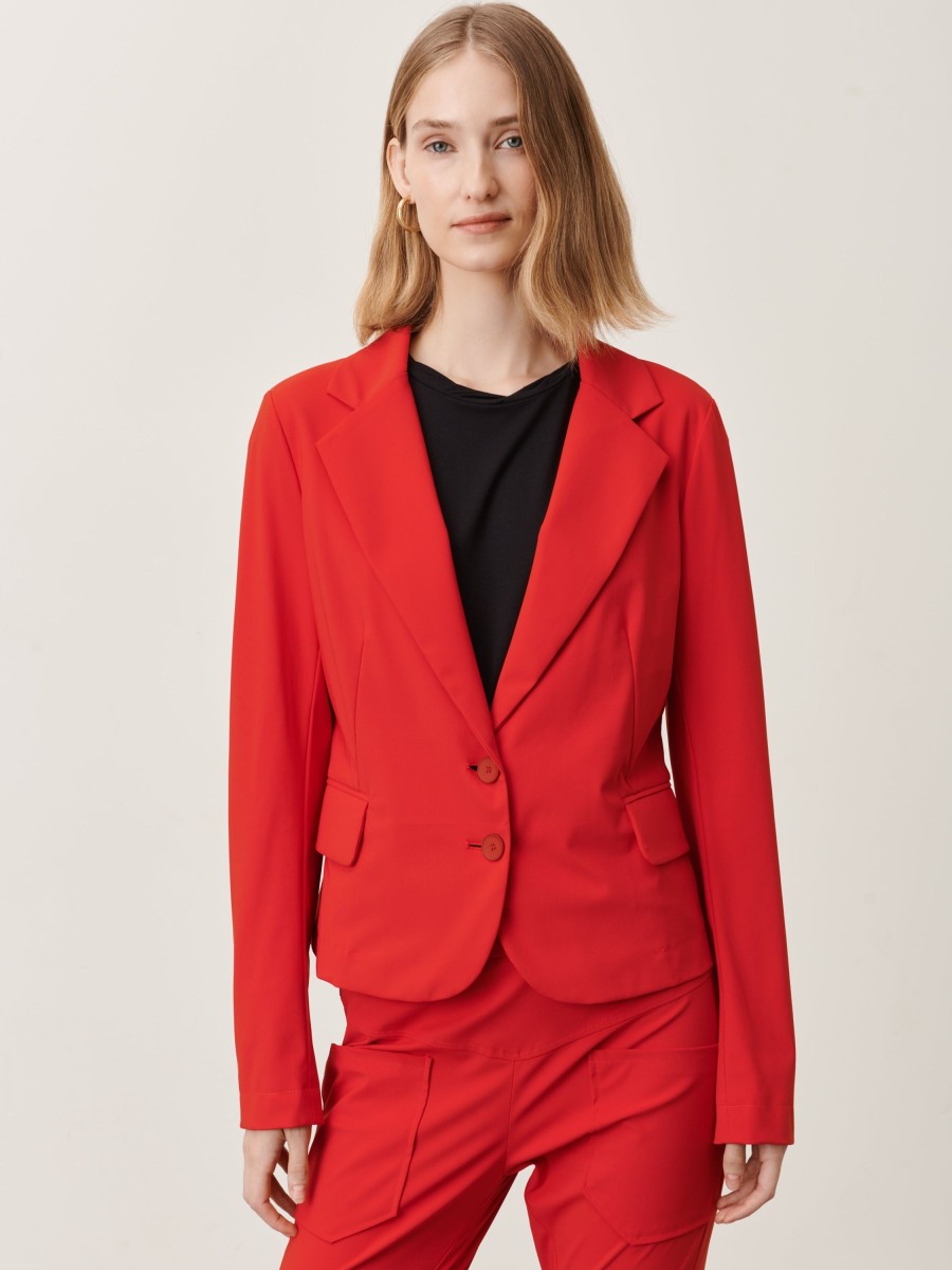 Jane Lushka Atina Blazer Technical Jersey