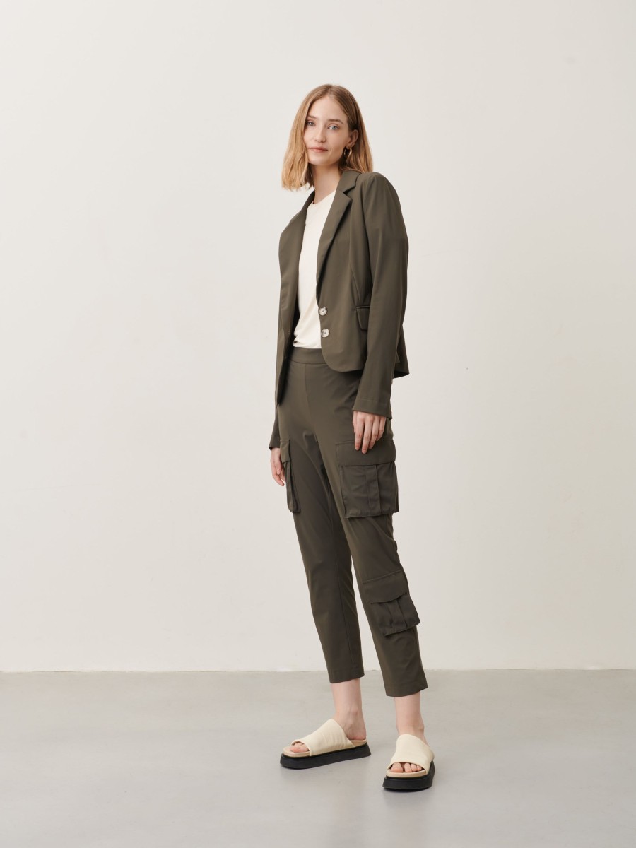 Jane Lushka Atina Blazer Technical Jersey