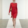 Jane Lushka Scarlet Dress-Ls Technical Jersey