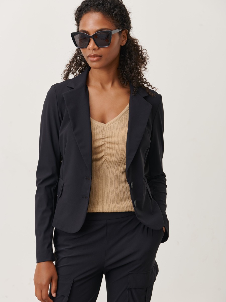 Jane Lushka Atina Blazer Technical Jersey